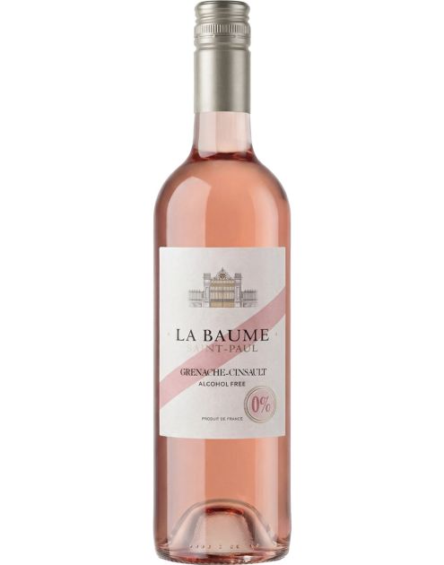 Fles La Baume Saint Paul Grenache–Cinsault Rosé alcoholvrij
