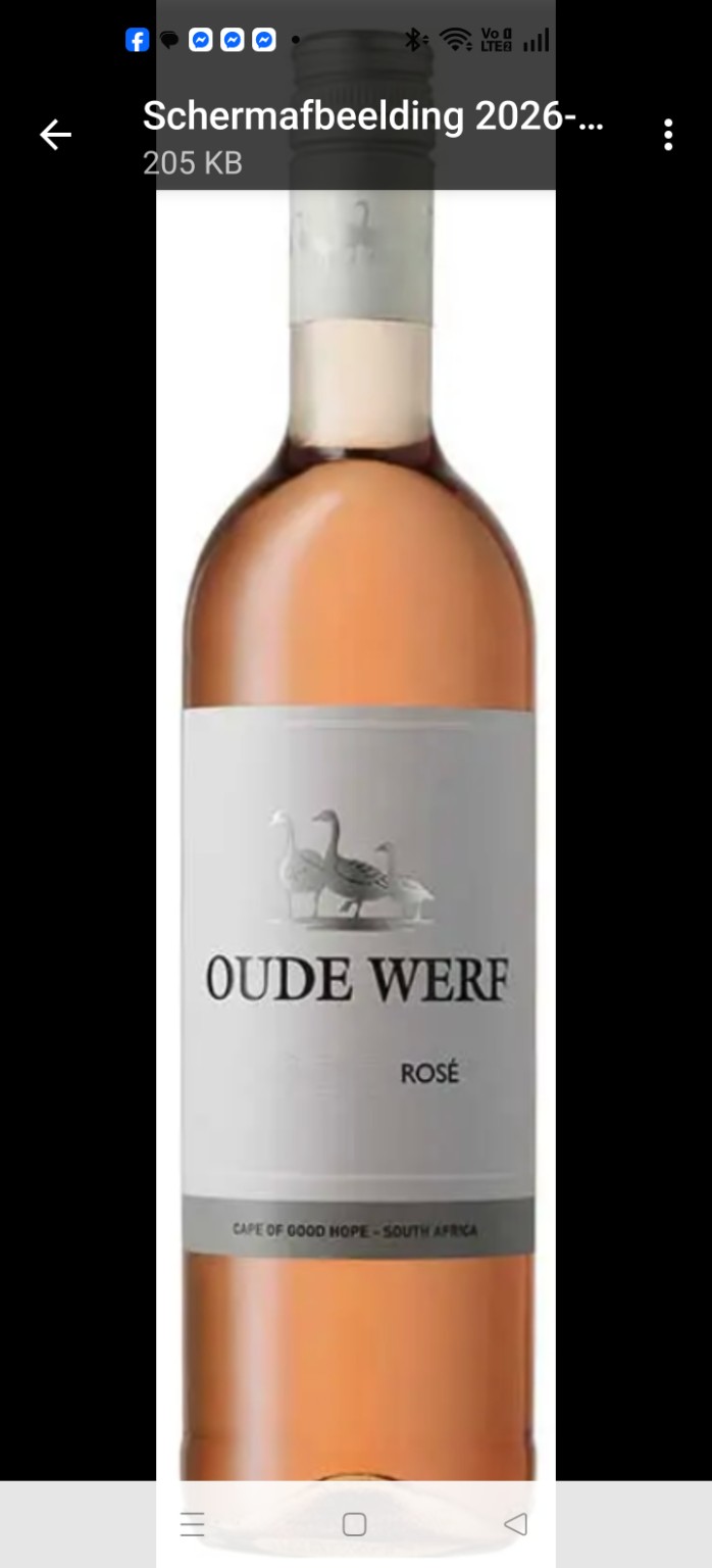 Fles Oude Werf Cinsault Rosé